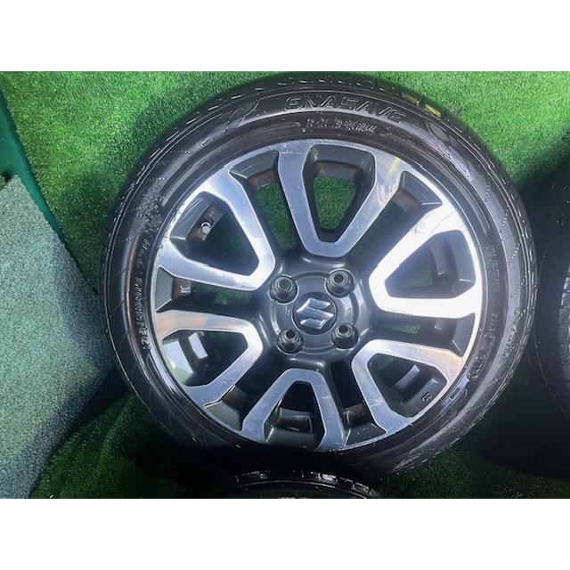 ハスラー 純正15インチ アルミホイール タイヤ付き 4本 中古品 即決