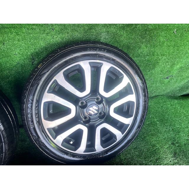 ハスラー 純正15インチ アルミホイール タイヤ付き 4本 中古品 即決