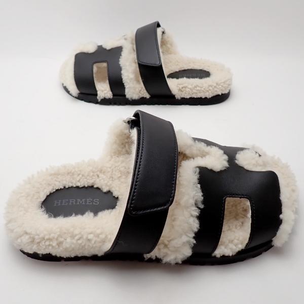 HERMES（エルメス） サンダル 35サイズ シプレ 美品 22cm相当 ムートン