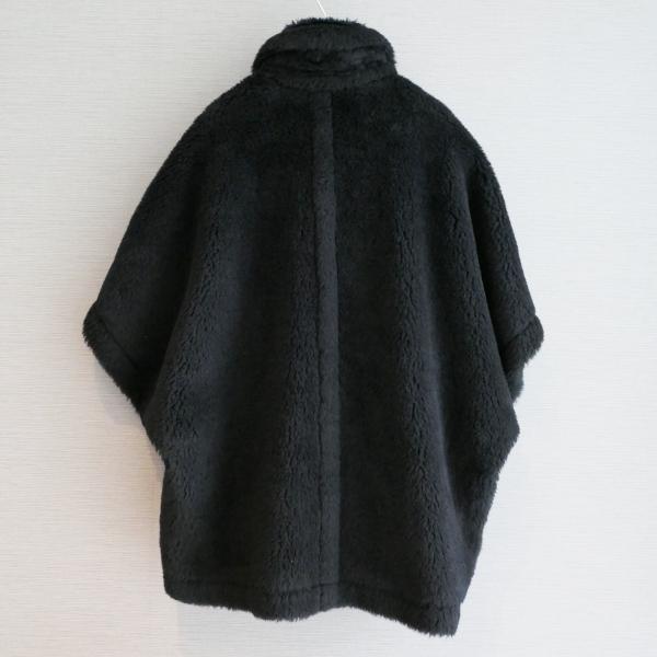 Max Mara（マックスマーラ） テディベア ケープ アルパカ ブラック