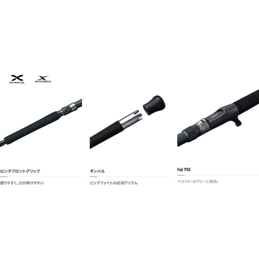 シマノ（SHIMANO） 21 グラップラー タイプ J 3ピース S60-4/3