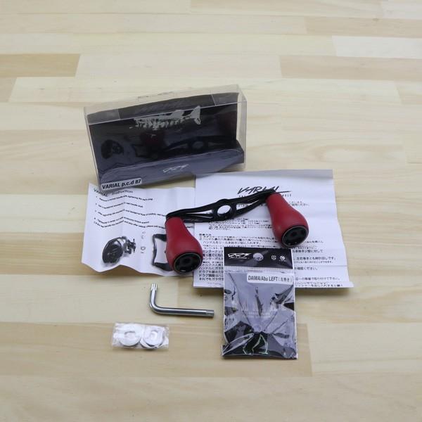 DRT バリアルハンドル 87 バリアルファットノブ ダイワ左キャップ付き