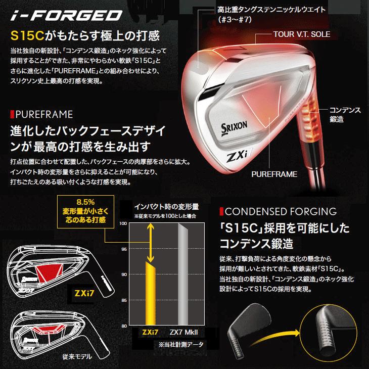 SRIXON ダンロップ スリクソン ZXi7 DG アイアン 6本セット #5/#6/#7