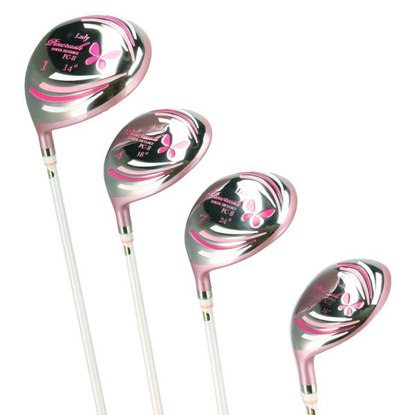レフティ レディース ピンクラッシュ2クラブセット（W1／W4／W7／U26