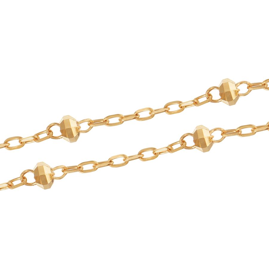 ジュエリーツツミ K18イエローゴールドアンクレット : ジュエリー