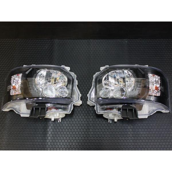 ハイエース 200系 4型純正タイプ LEDヘッドライト マットブラック