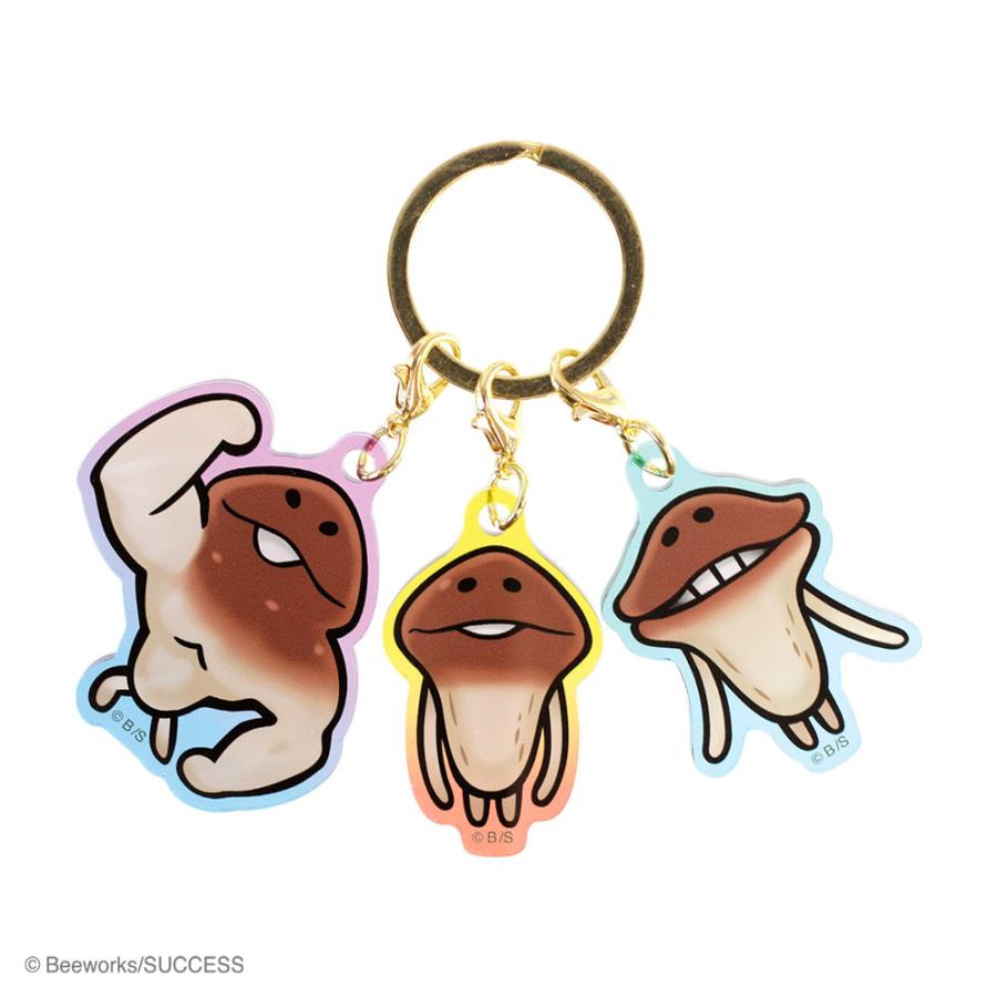 おさわり探偵なめこ栽培キット 3チャームキーホルダー ティーズ