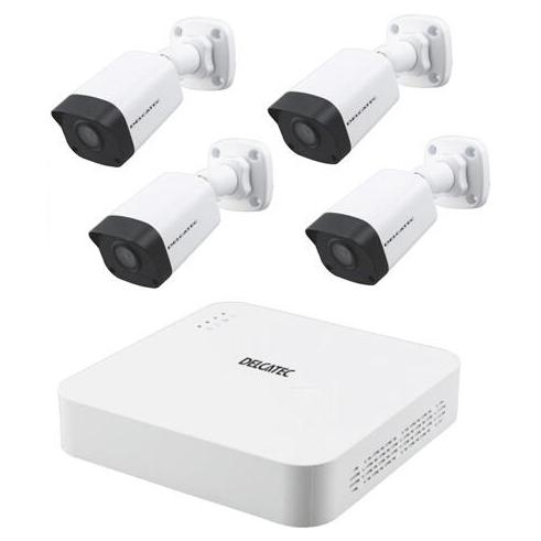 CNE3SZ41 ネットワークカメラ4chセット カメラ4台とレコーダー(2TB)の