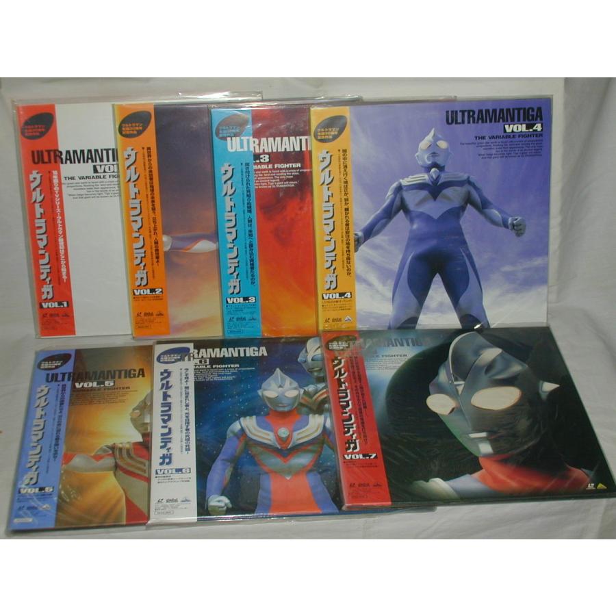 LD：レーザーディスク）ウルトラマンティガ 全7巻セット【中古