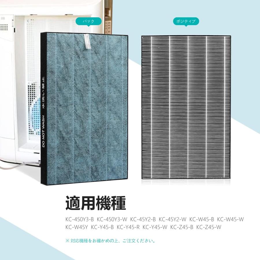シャープ 2枚セット FZ-W45HF 2803370168 空気清浄機用 集じん