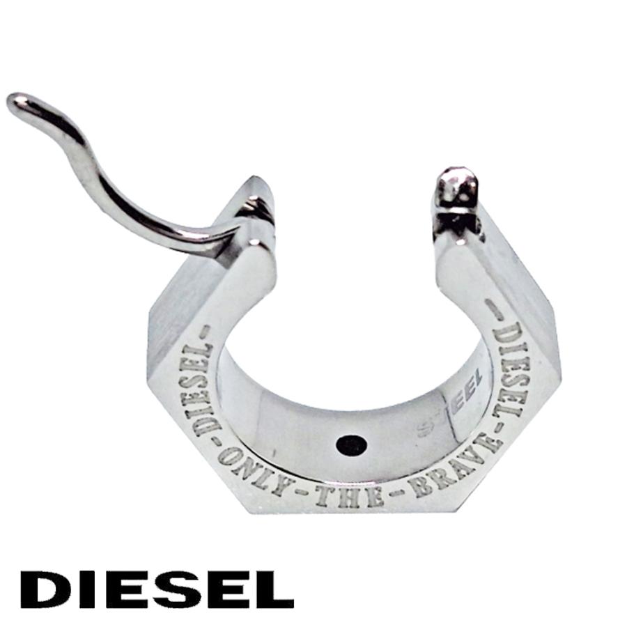 DIESEL（ディーゼル） ピアス 2個セット メンズ アクセサリー シルバー