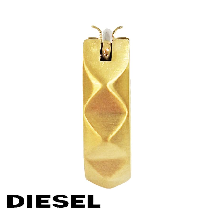 DIESEL（ディーゼル） ピアス 2個セット メンズ アクセサリー ゴールド