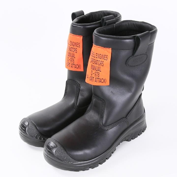 DIESEL（ディーゼル） レザーエンジニアブーツ 安全靴 メンズ 牛革 本
