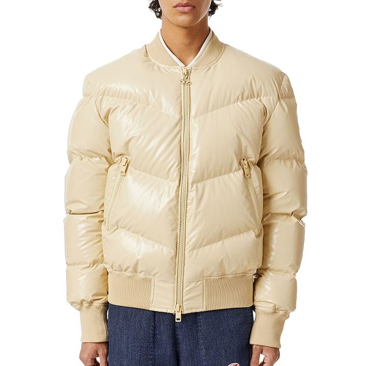 DIESEL（ディーゼル） ダウンジャケット メンズ PUコーティング ジップ