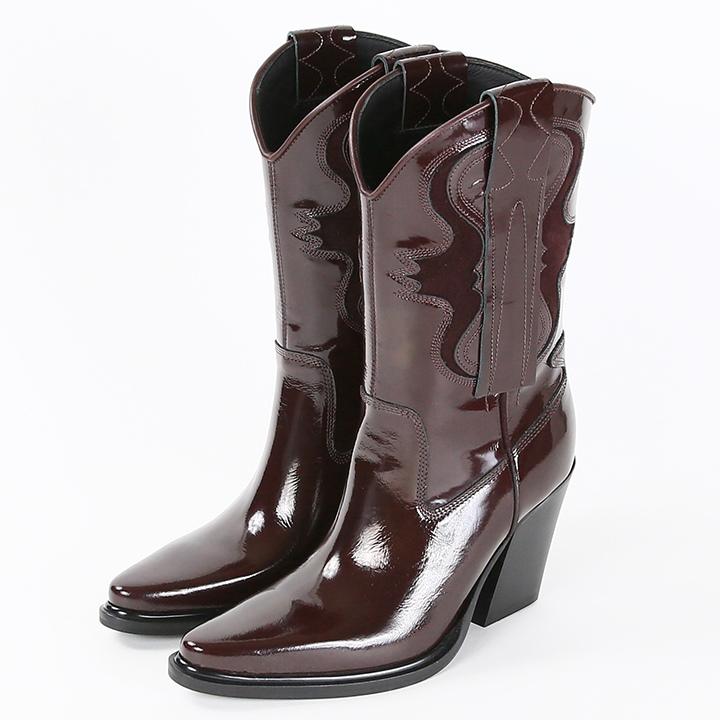 DIESEL（ディーゼル） レザーウエスタンブーツ 靴 レディース 牛革 本