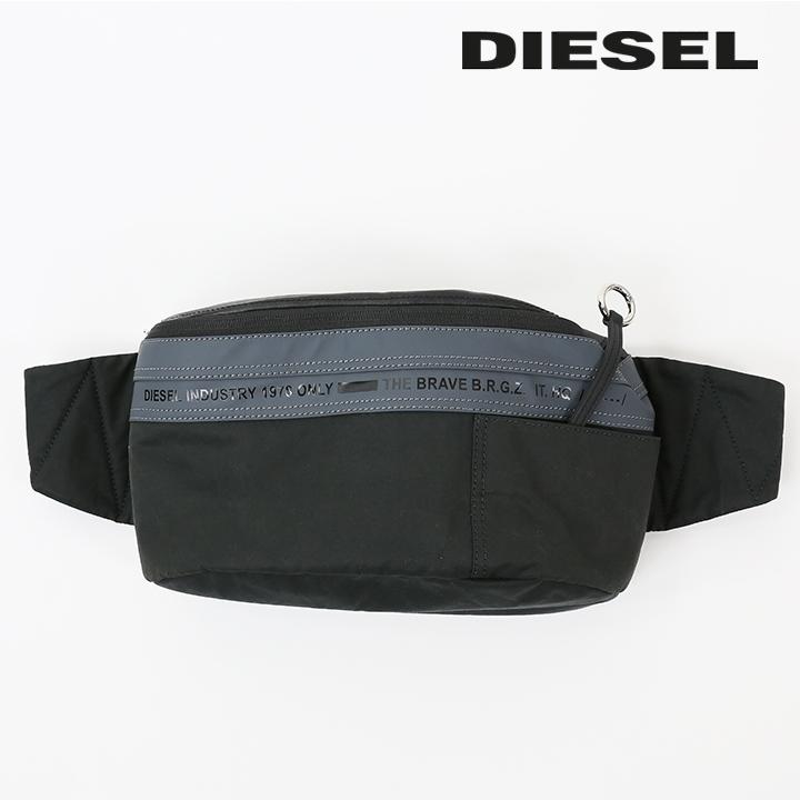 DIESEL（ディーゼル） ムラ染 ボディーバッグ 鞄 メンズ 牛革レザー