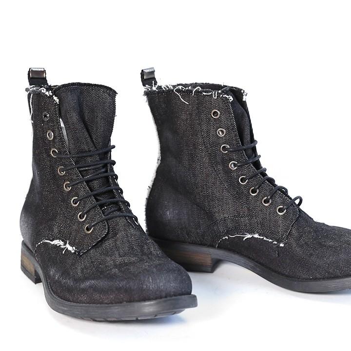DIESEL（ディーゼル） レースアップブーツ 靴 メンズ ダメージ加工