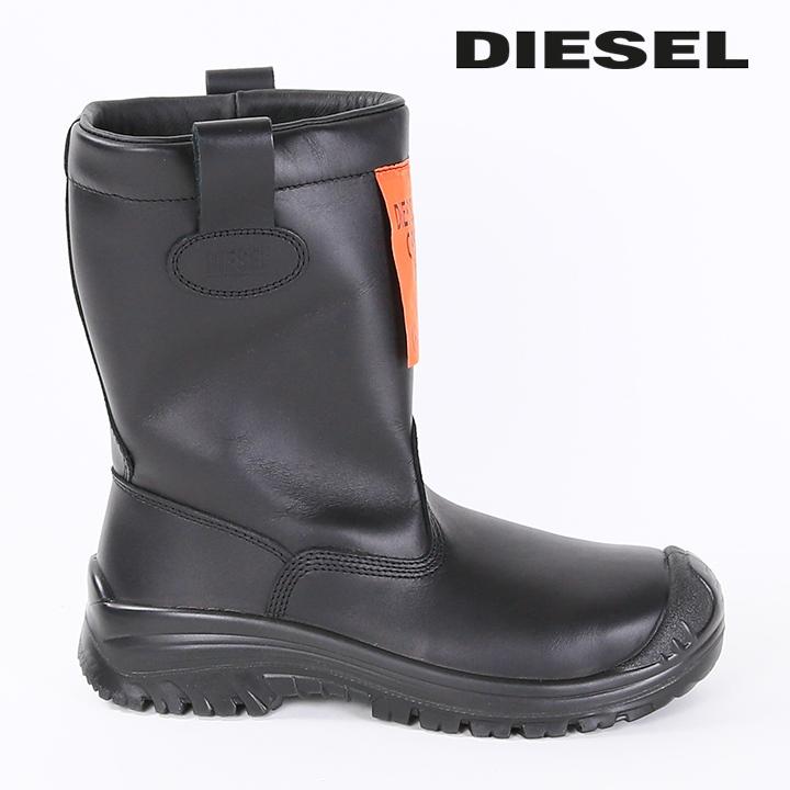 DIESEL（ディーゼル） レザーエンジニアブーツ 安全靴 メンズ 牛革 本