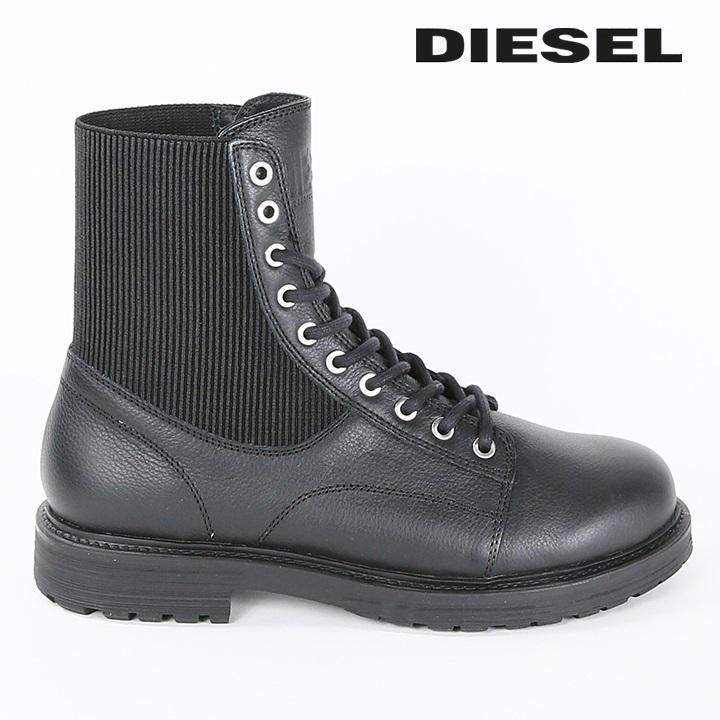 DIESEL（ディーゼル） レザーワーキングブーツ 靴 メンズ 牛革 本革