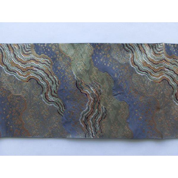 送料込み】**こはく錦**◇*服部織物 袋帯*◇(展示品)**25959**絹他【2