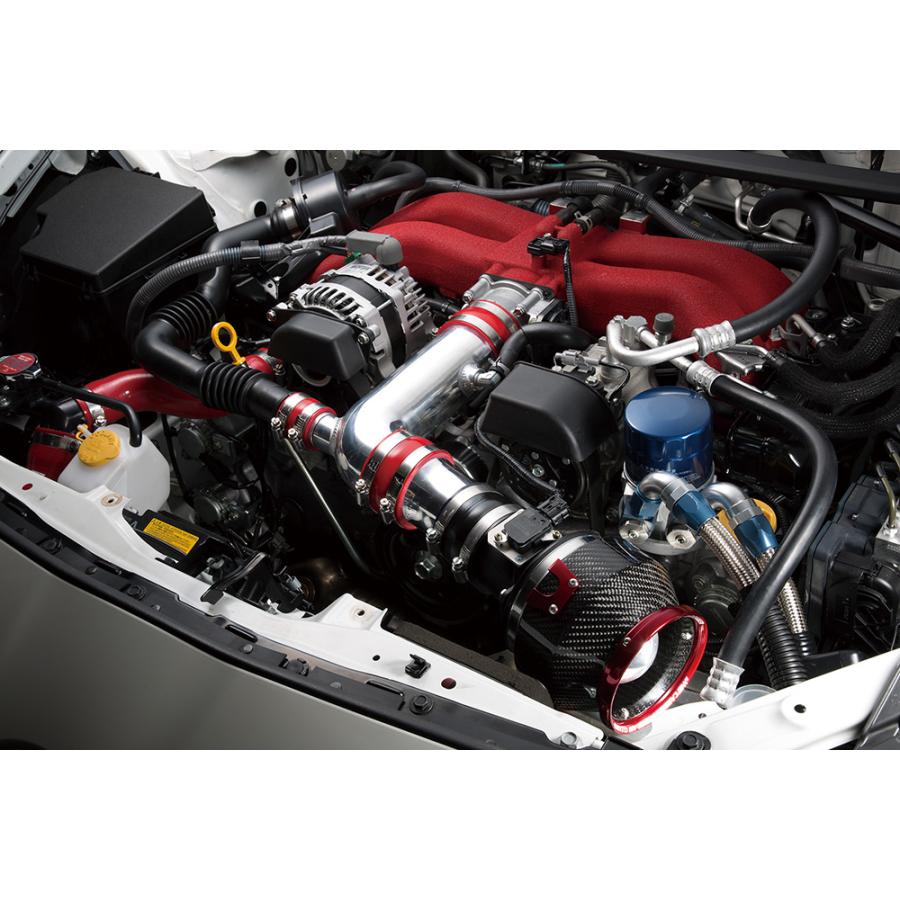 86/BRZ BLITZ サクションキット インテークパイプ レッド ZN6/ZC6 前期