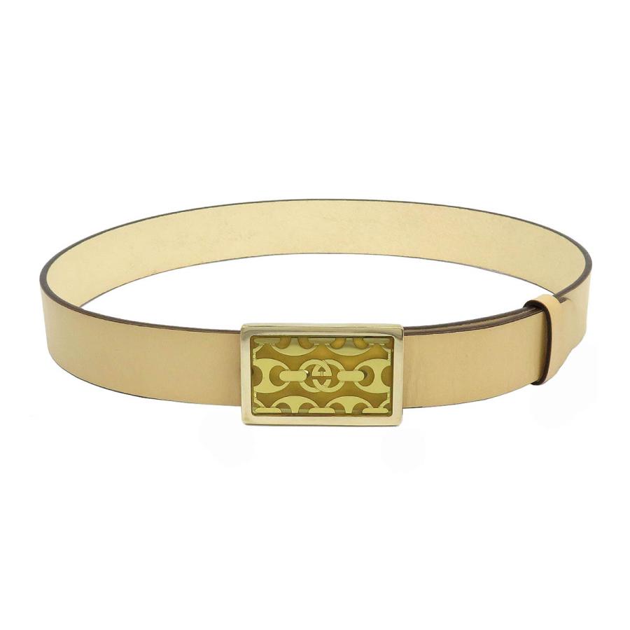 GUCCI（グッチ） インターロッキングG スクエア バックル ベルト 80 32