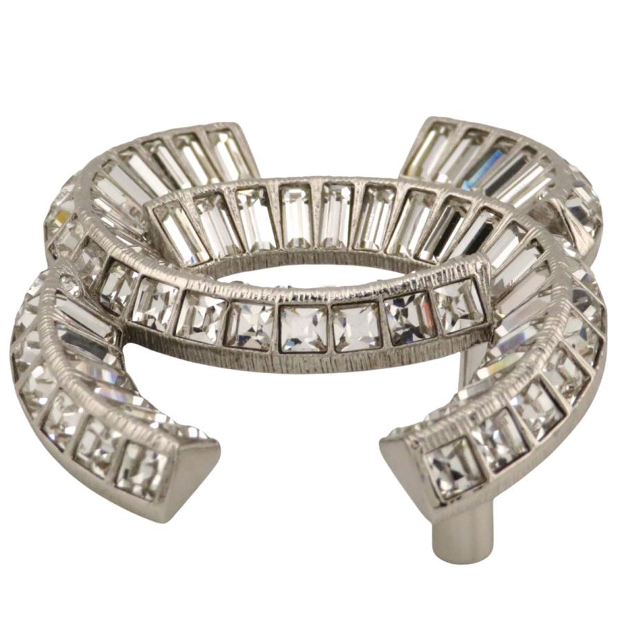 CHANEL（シャネル） ココマーク ラインストーン ブローチ メタル