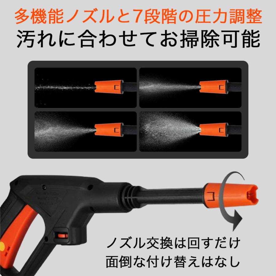 高圧洗浄機 コードレス バケツ式 タンク式 充電式 ハンディ タンク一