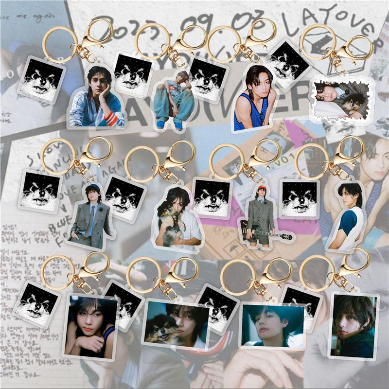 2番目半額 Vグッズ テヒョン 防弾少年団 BTS バンタン キーリング