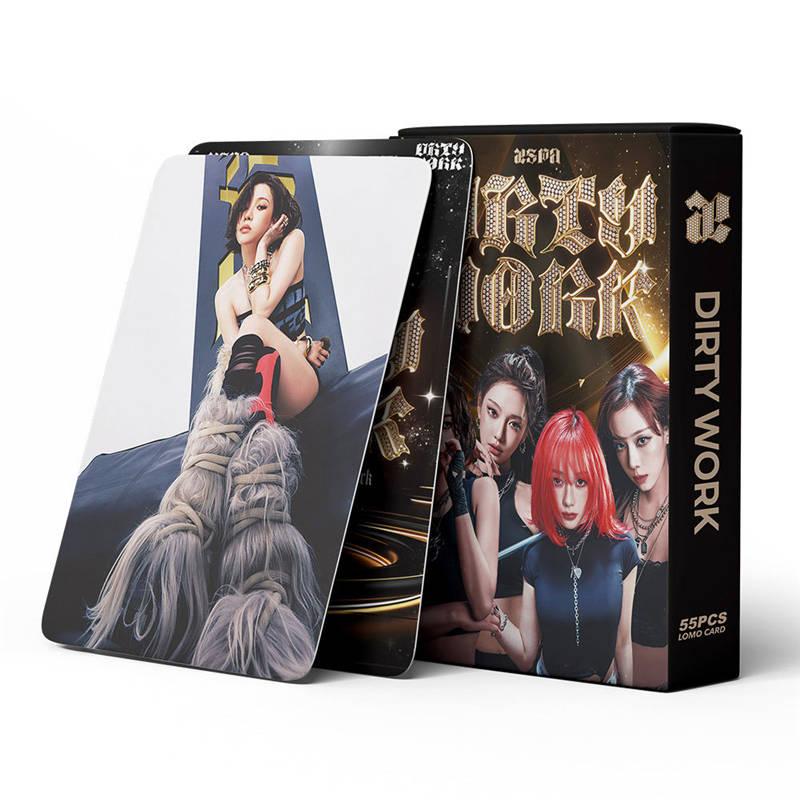 aespaグッズ フォト カード 55枚 セット トレカ エスパ 写真 全員