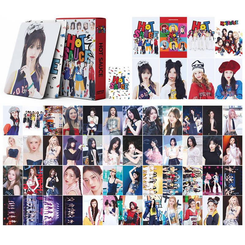 BABYMONSTERグッズ フォト カード 55枚 セット トレカ HOT SAUCE 写真