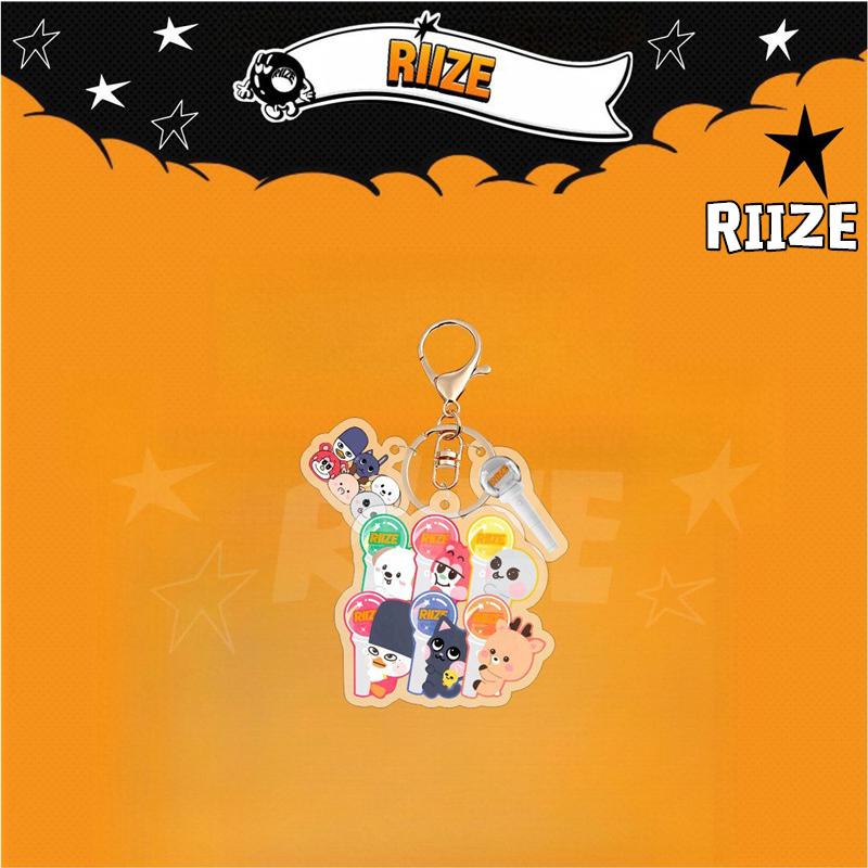2番目半額 RIIZEグッズ キーリング アクリル ライズ キャラクター