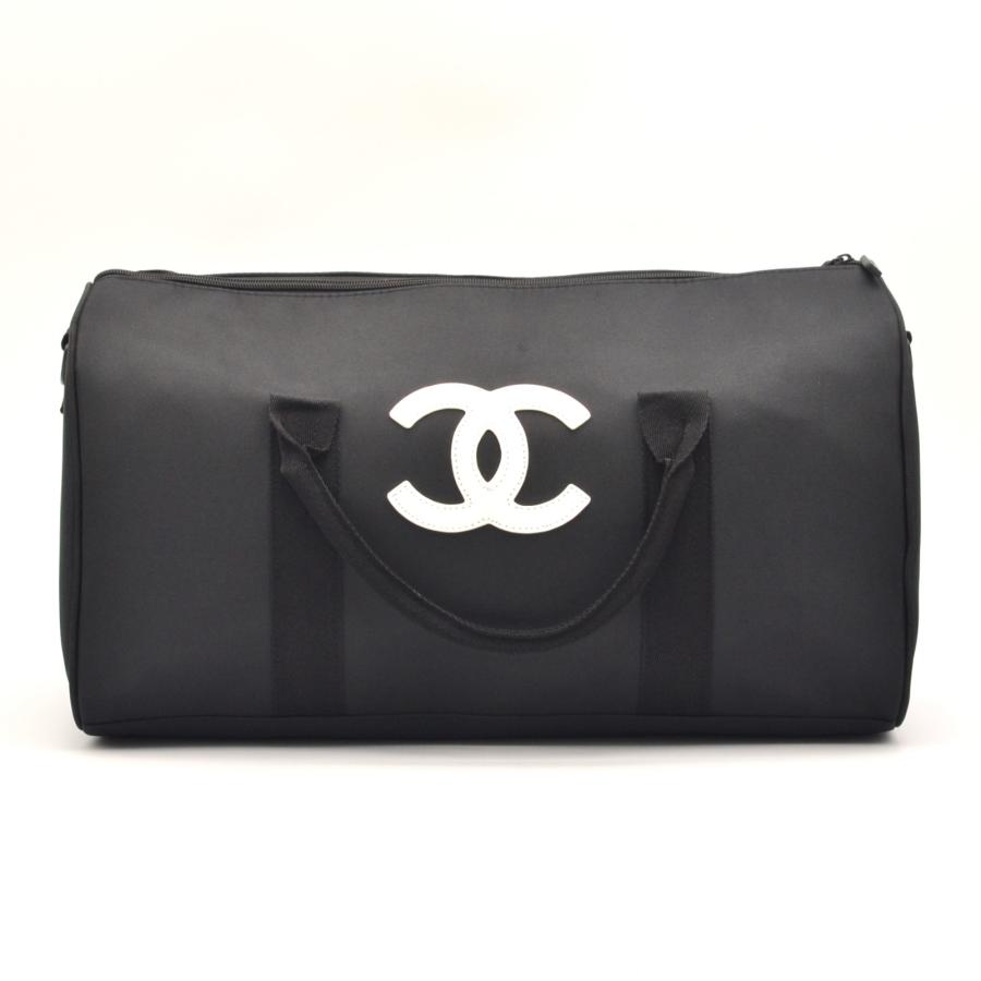 シャネル【CHANEL】ボストンバッグ ノベルティ ブラック 旅行鞄