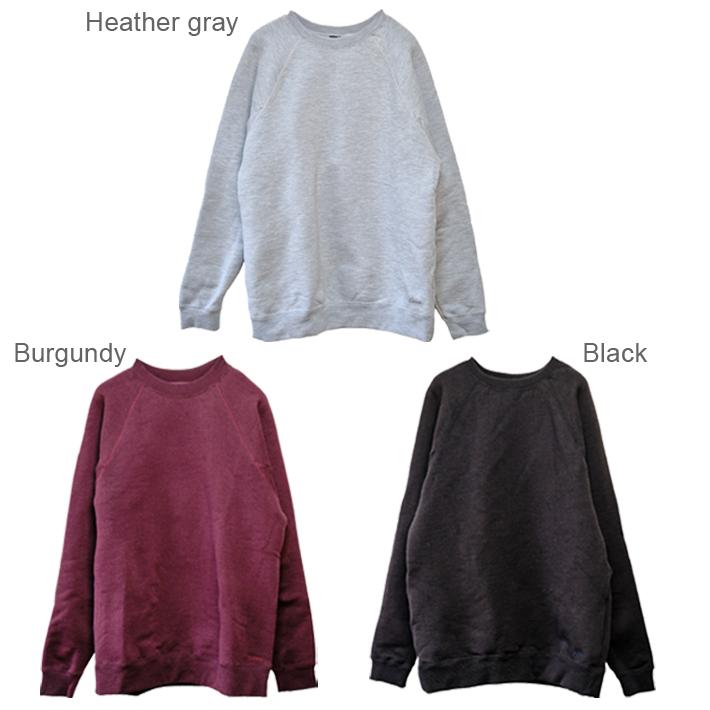 Yetina イエティナ クルースエット Sweat shirt-relax fit 日本製 裏