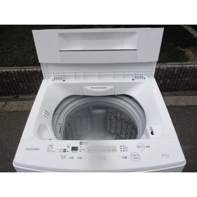 家庭用 全自動洗濯機 4.5Kg TOSHIBA 2018年製 AW-45M5 送料無料（地域