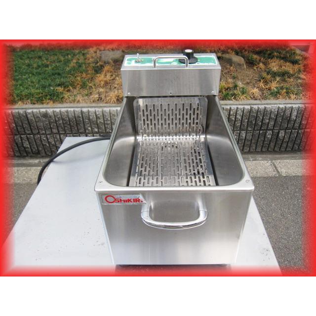 電気フライヤー 100V 卓上 ミニタイプ 業務用 押切電機 8L 中古 厨房