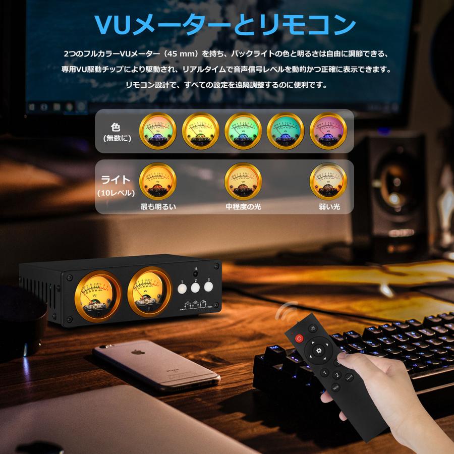 Nobsound 多機能 L3 3チャンネル ステレオ オーディオ ループ