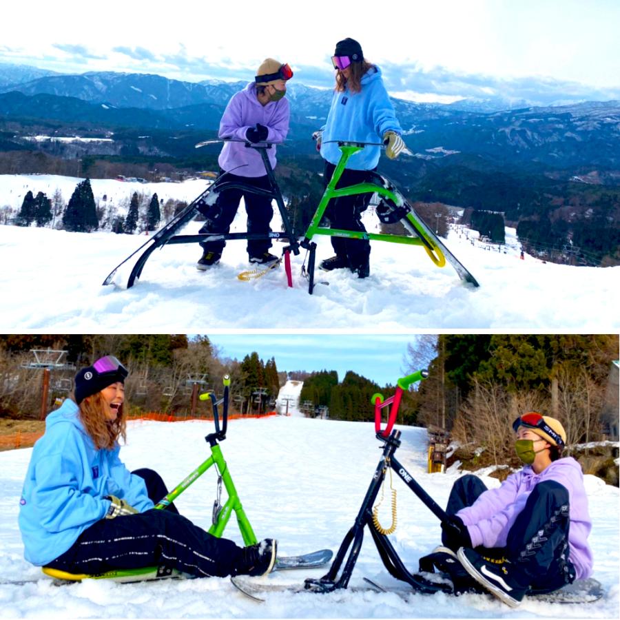 SNOWSCOOT スノースクート ONE-D Glitch 完成車 コンプリート ボード