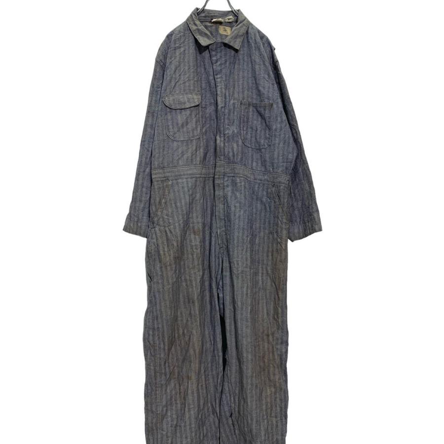 BLUE BELL Wrangler 長袖つなぎ W46 ネイビー ブルーベル ラングラー