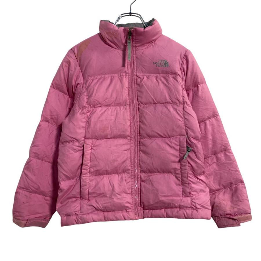 THE NORTH FACE ダウンジャケット キッズ M ピンク ノースフェイス