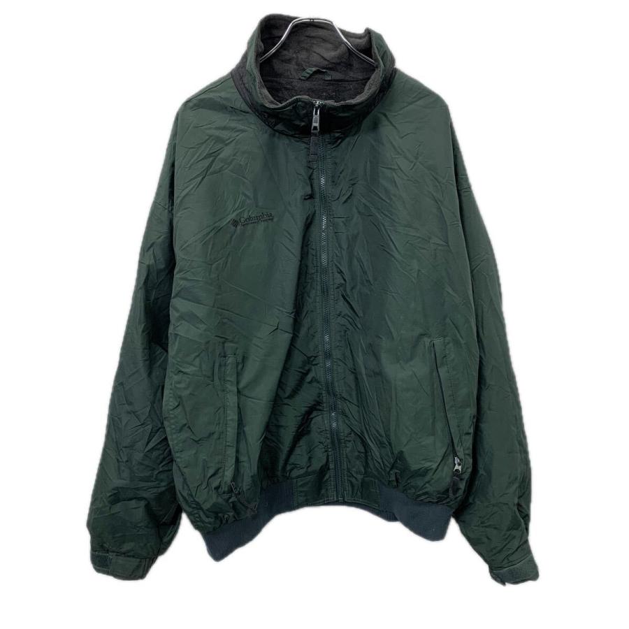 00s Columbia ナイロンジャケット 2XL グリーン コロンビア ウォーム