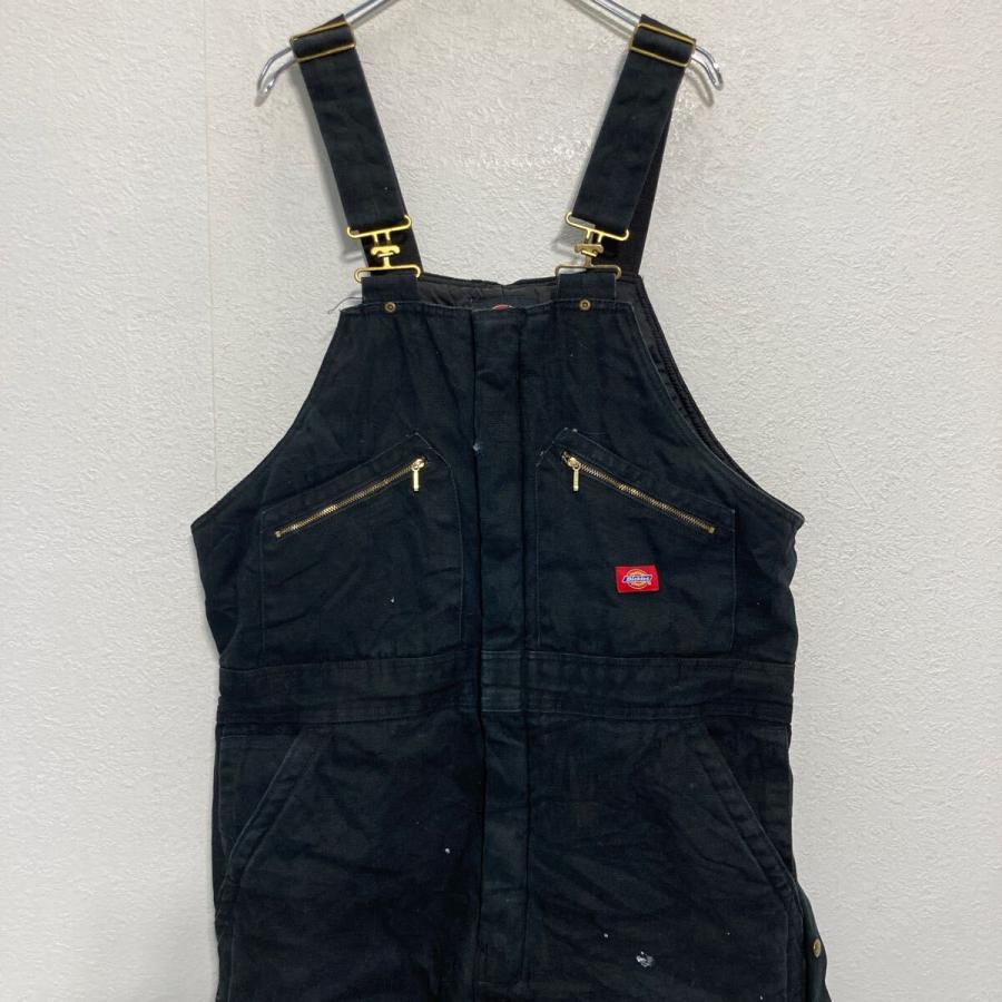 Dickies 中綿 ダック オーバーオール W44 ブラック ディッキーズ