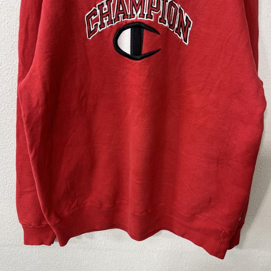 Champion ロゴスウェット トレーナー L〜 レッド チャンピオン ロゴ