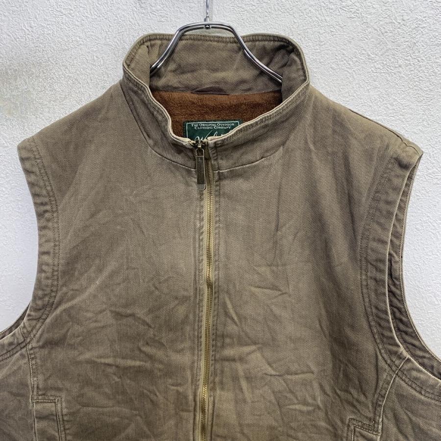 WOOLRICH ダック ベスト XL ベージュ系 ブラウン系 ウールリッチ