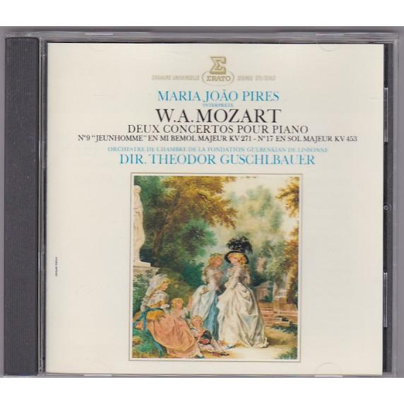 ☆CD ERATO モーツァルト:ピアノ協奏曲第9番ジュノム.第17番*マリア