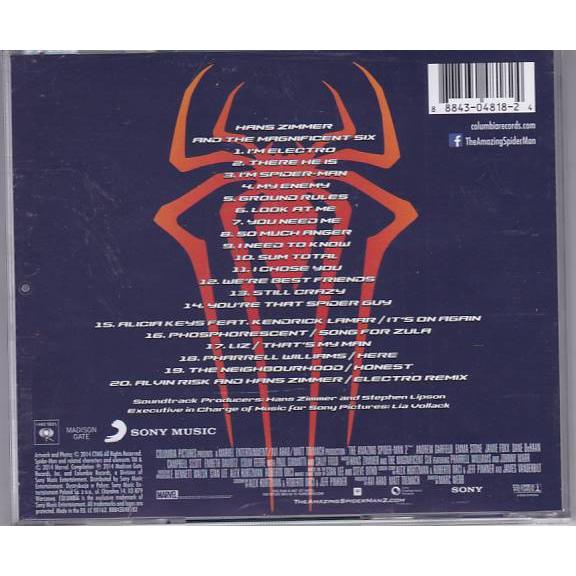 ☆CD アメイジング・スパイダーマン2 オリジナルサウンドトラック