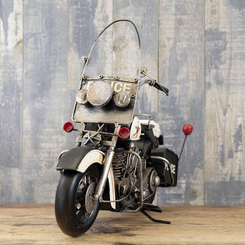 アメリカン レトロ USA アメリカンポリス バイク ブリキ レトロ雑貨