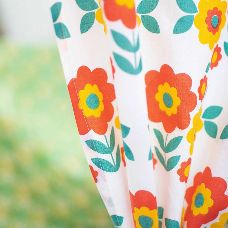 昭和レトロ のれん 花柄 おしゃれ 暖簾 間仕切り ロング丈 レトロ