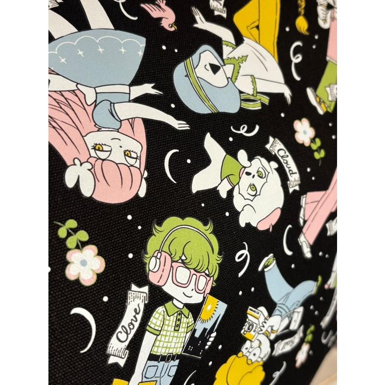 山本ルンルン アクキー付キャンバストートバッグ（マシュマロ通信