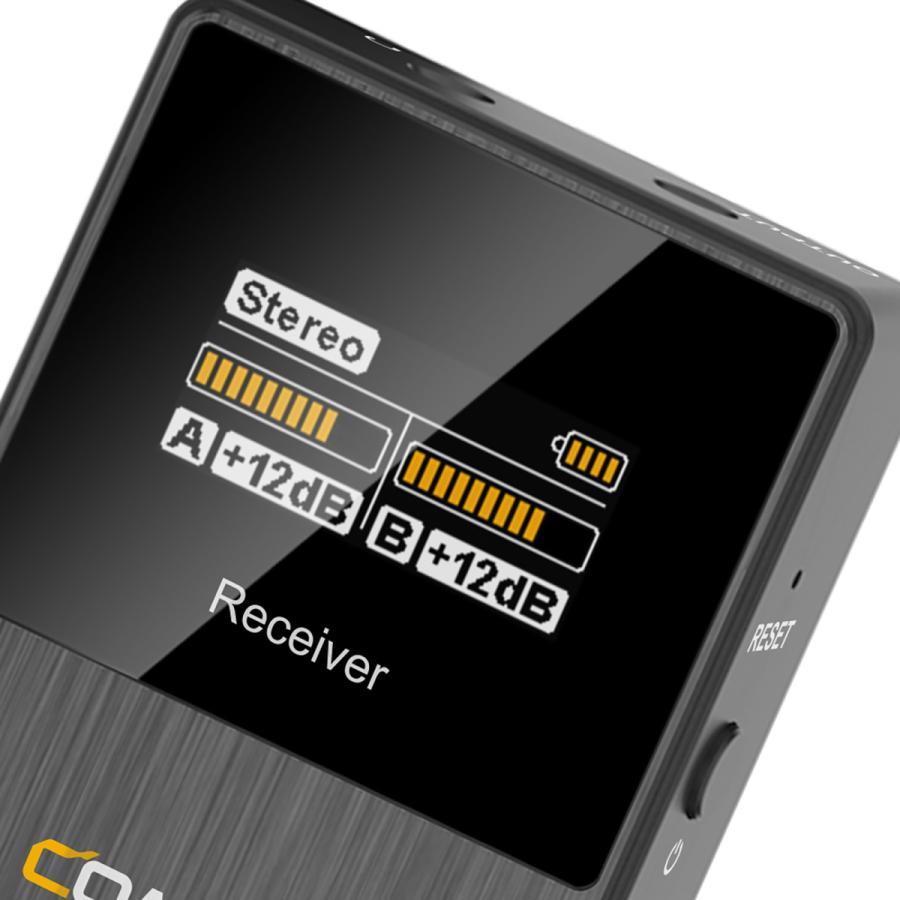 COMICA BoomX-D D2 ワイヤレスマイク 無線マイク ビデオマイク 2.4G